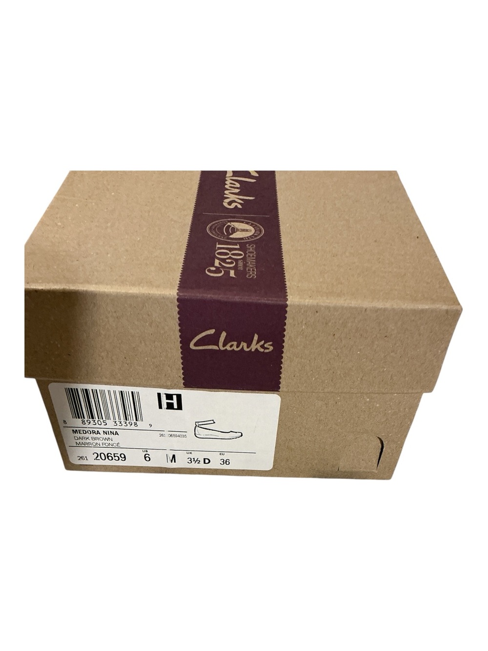 Clarks Dark Brown Suede Ankle-Strap Flats - Picture 7 of 7